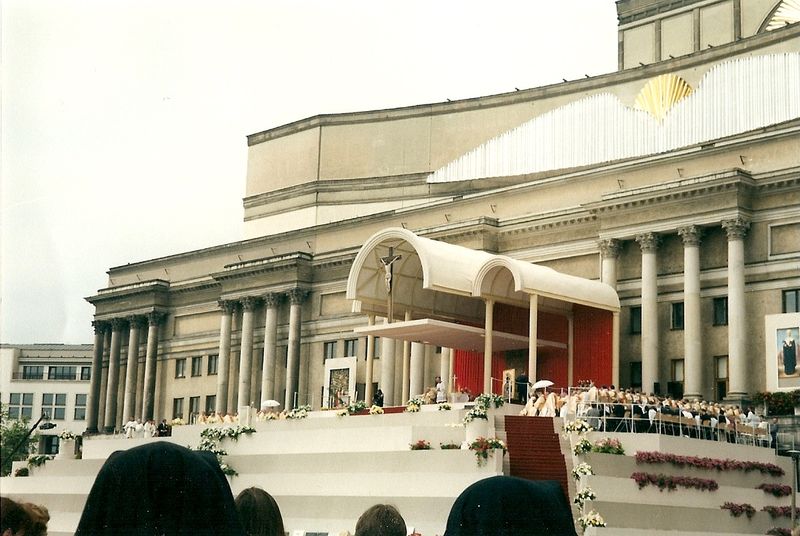Msza beatyfikacyjna w Warszawie. 13.06.1999r (archiwum rodzinne)