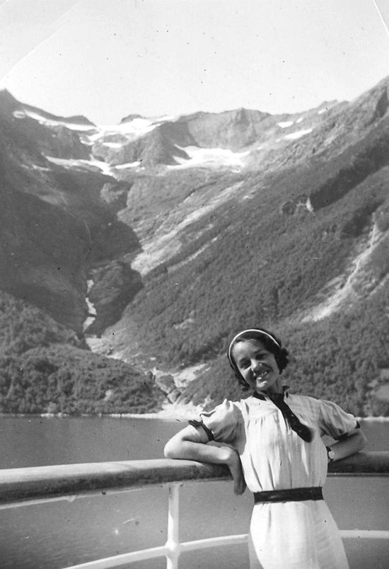 Fiordy, Norwegia, 1938r (archiwum rodzinne)